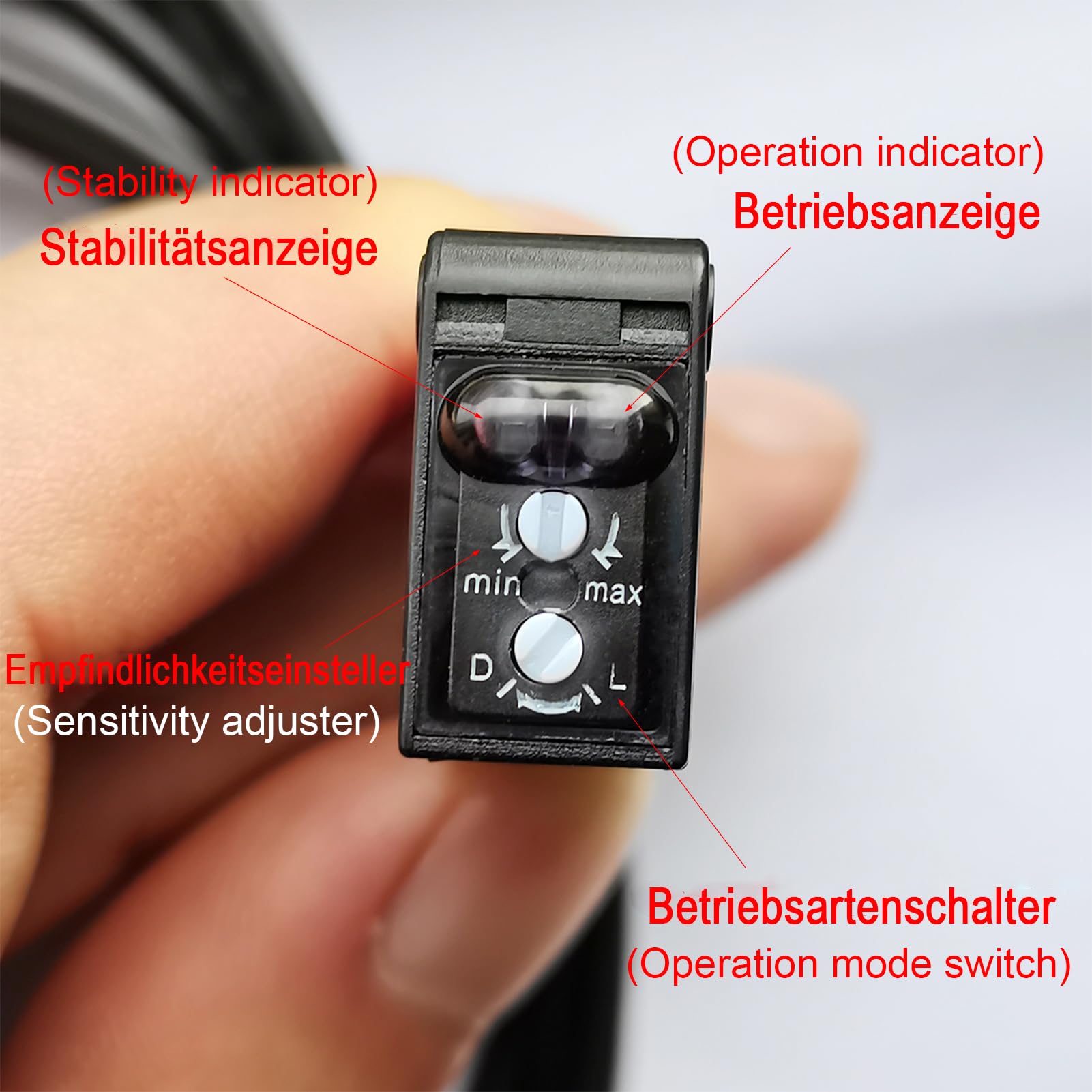 STBTECH 2 Pcs Commutateur Capteur Photo¨¦lectrique, Interrupteur ¨¤ R¨¦tror¨¦fl¨¦chissant de Proximit¨¦ R¨¦flexion,D¨¦tecteur pour Montage Mural Int¨¦rieur NPN (Commutable NO ou NC) E3Z-R61 12-24V