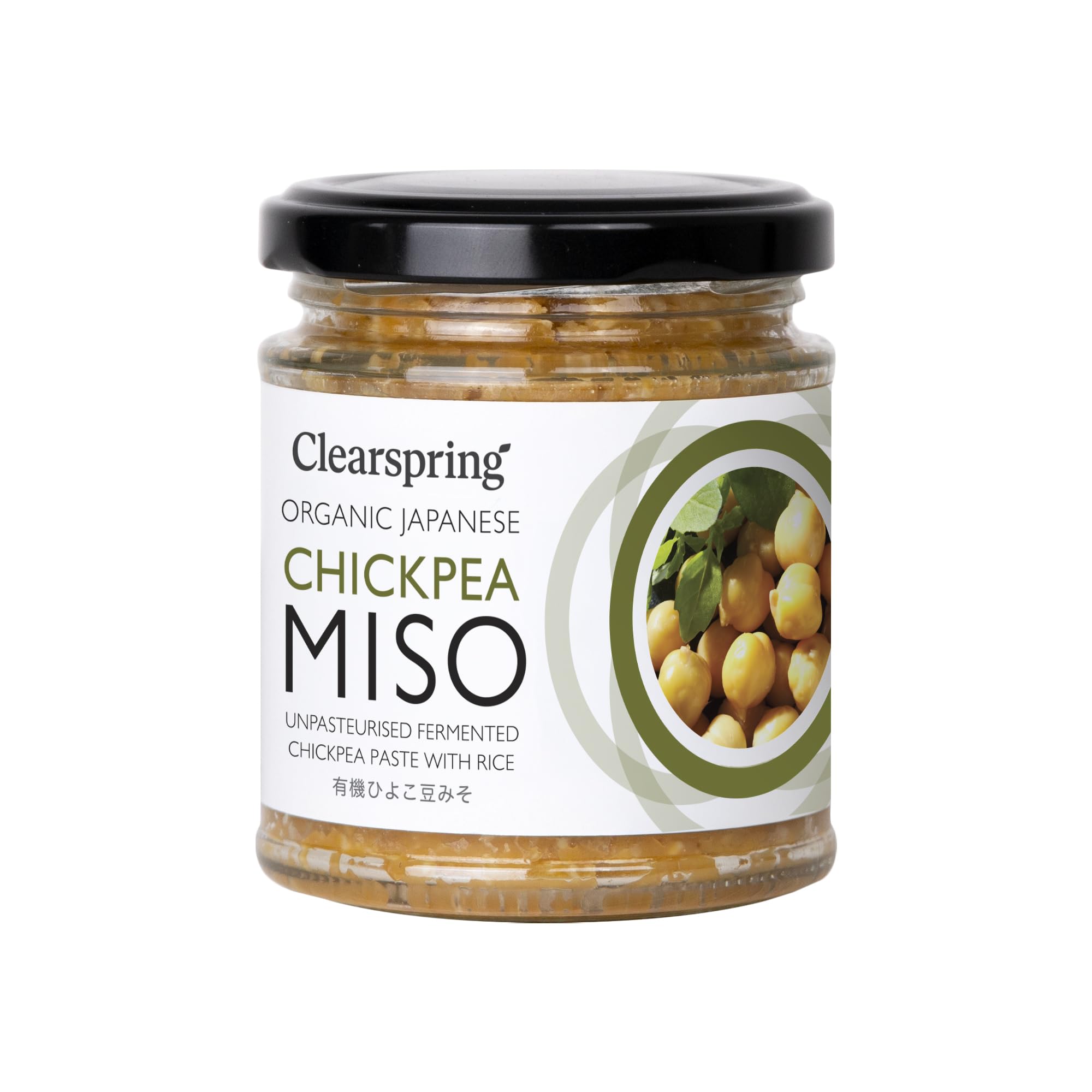 Clearspring Organic Japanese Chickpea Miso | Unpasteurised | 150g | Non-Soya | Fermented | Low Fat | Vegan | Kosher | Certified Organic