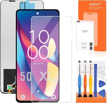 for TCL 50 XL Screen Replacement for TCL 50 XL 5G LCD Display T702W LCD Digitizer Touch Screen Assembly Repair Parts