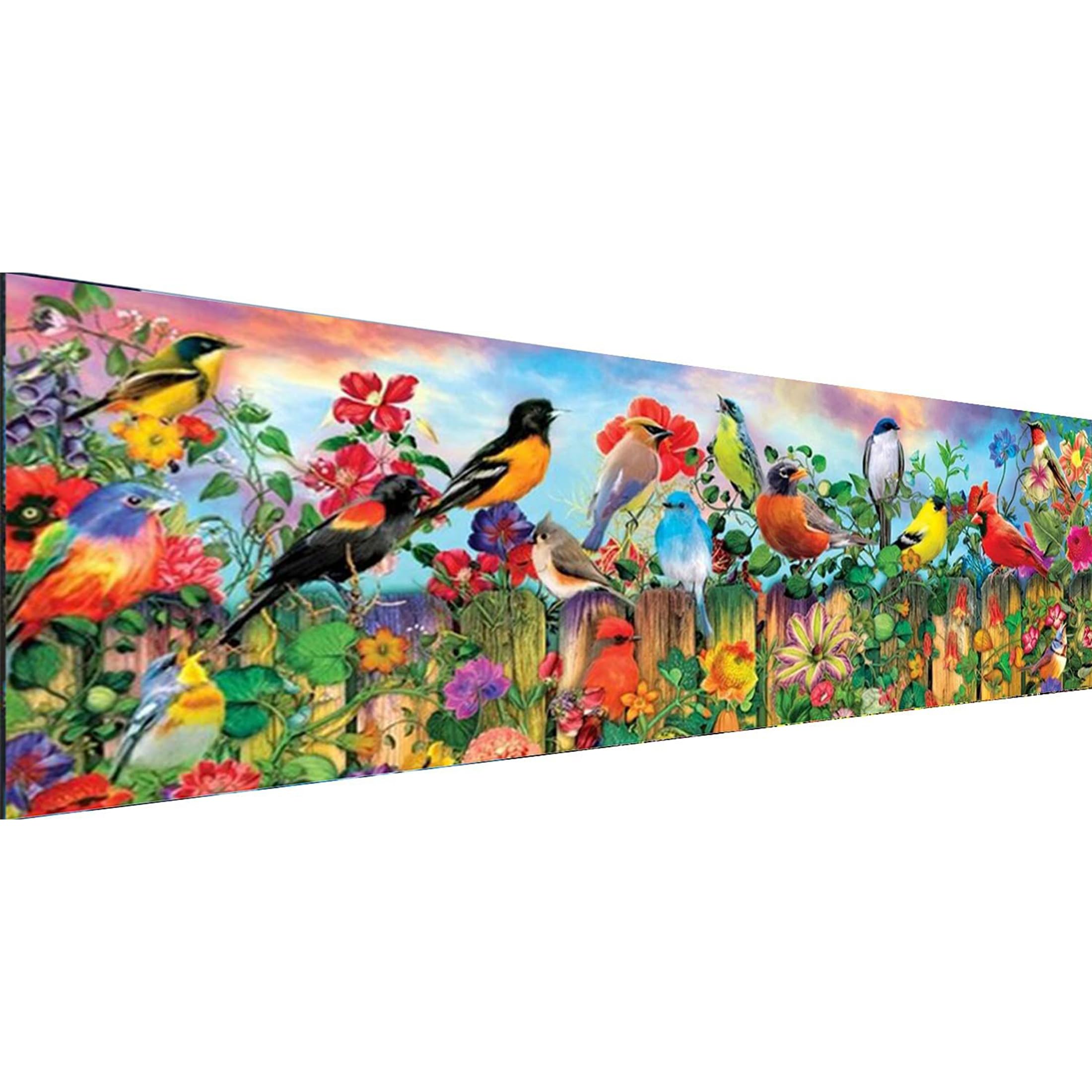 YALKIN DIY Diamond Painting Kits for Adults, 5D Large Diamond Art with Round Drills Full Drill Gem Big Painting Set for Home Wall and Gifts 12x35inch (30x90CM)