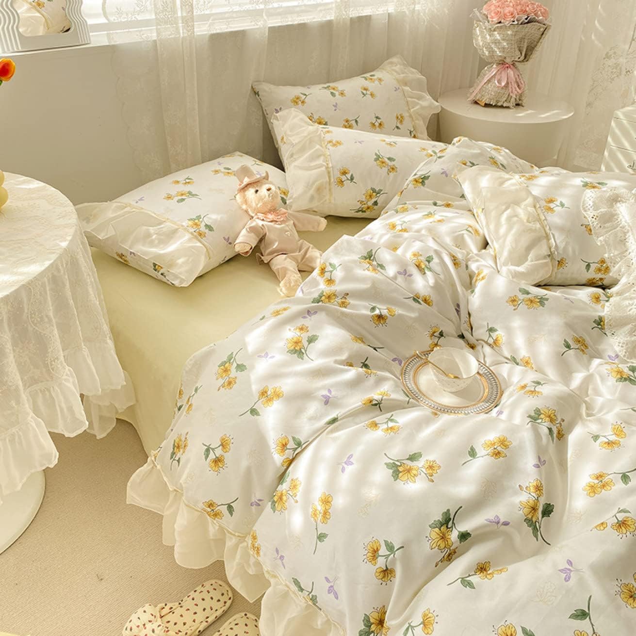 OceanMap] 韓国風 寝具 布団カバーセット シングル セミダブル