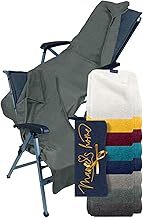 Terry Cloth Protective Cover for Garden Chair and Garden Lounger Garden Chair Cushions 60 x 130 cm for Camping Chair Camping Lounger Folding Chairs Sauna Lounger Beach Lounger Pool