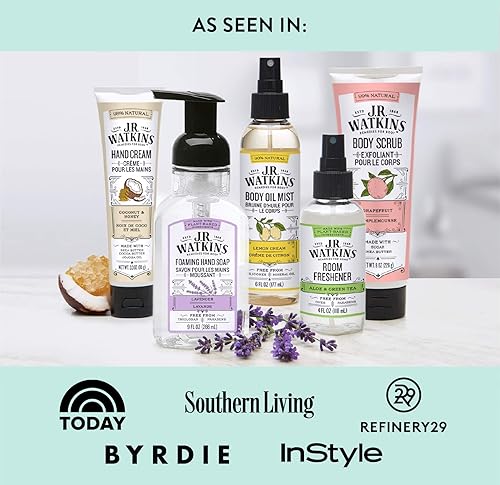 Miniatura 6 de J.R. Watkins Loción hidratante diaria de leche de coco y miel, 18 onzas