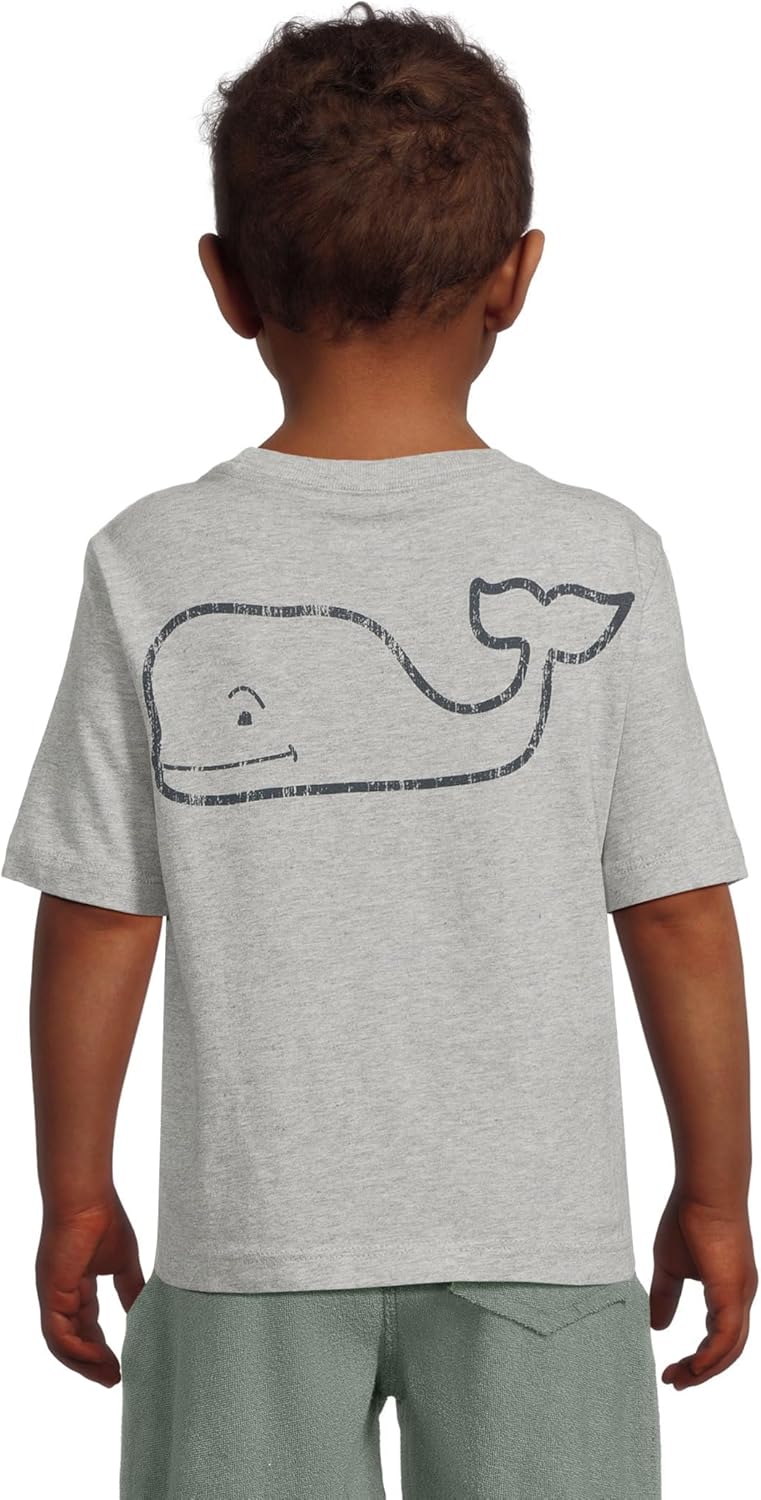 Vineyard Vines Boys Short Sleeve Vintage Whale Pocket T-Shirt - Image 2