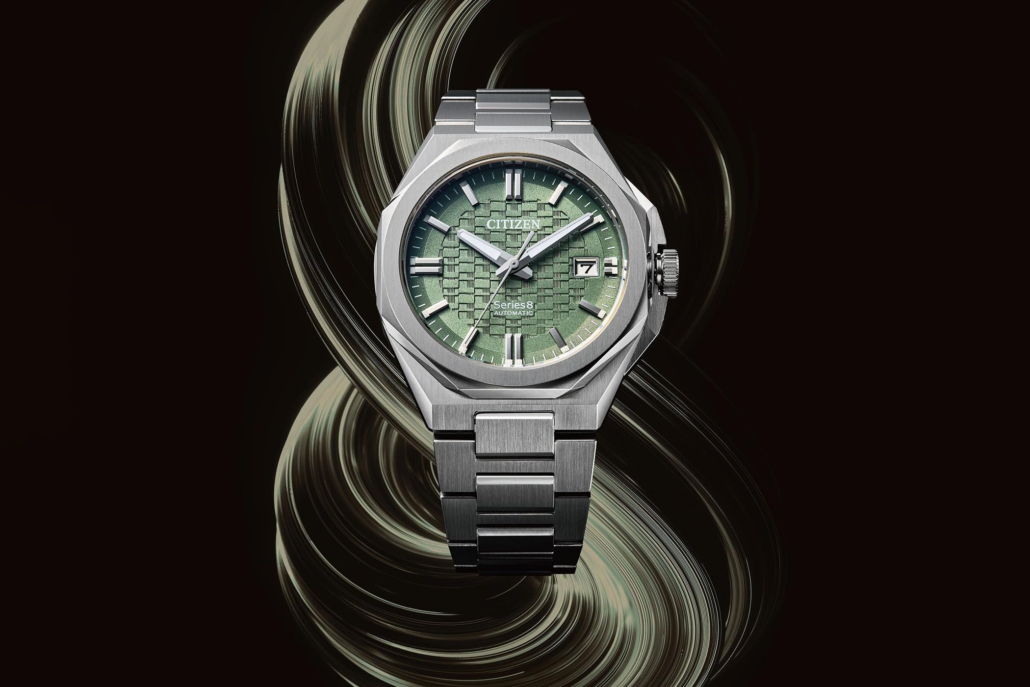Citizen Męski analogowy automatyczny zegarek na rękę Series 8