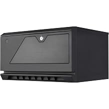 SilverStone Technology SST-CS381 v 1.2 - Case Storage ATX Midi Tower Computer Case, Interior Black, Supports 8X 3.5 or 2.5 Inch Hot-Swap Hard Drive Trays, Front Door Lockable, Black