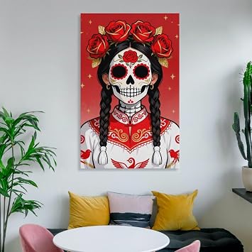 WUXEKZO Wall Art Anime Sexy Girl Women Art Poster Decoration Canvas No Frame Paintwork Photos for Bathroom Bedroom Farmhouse Spa 24x16 inch