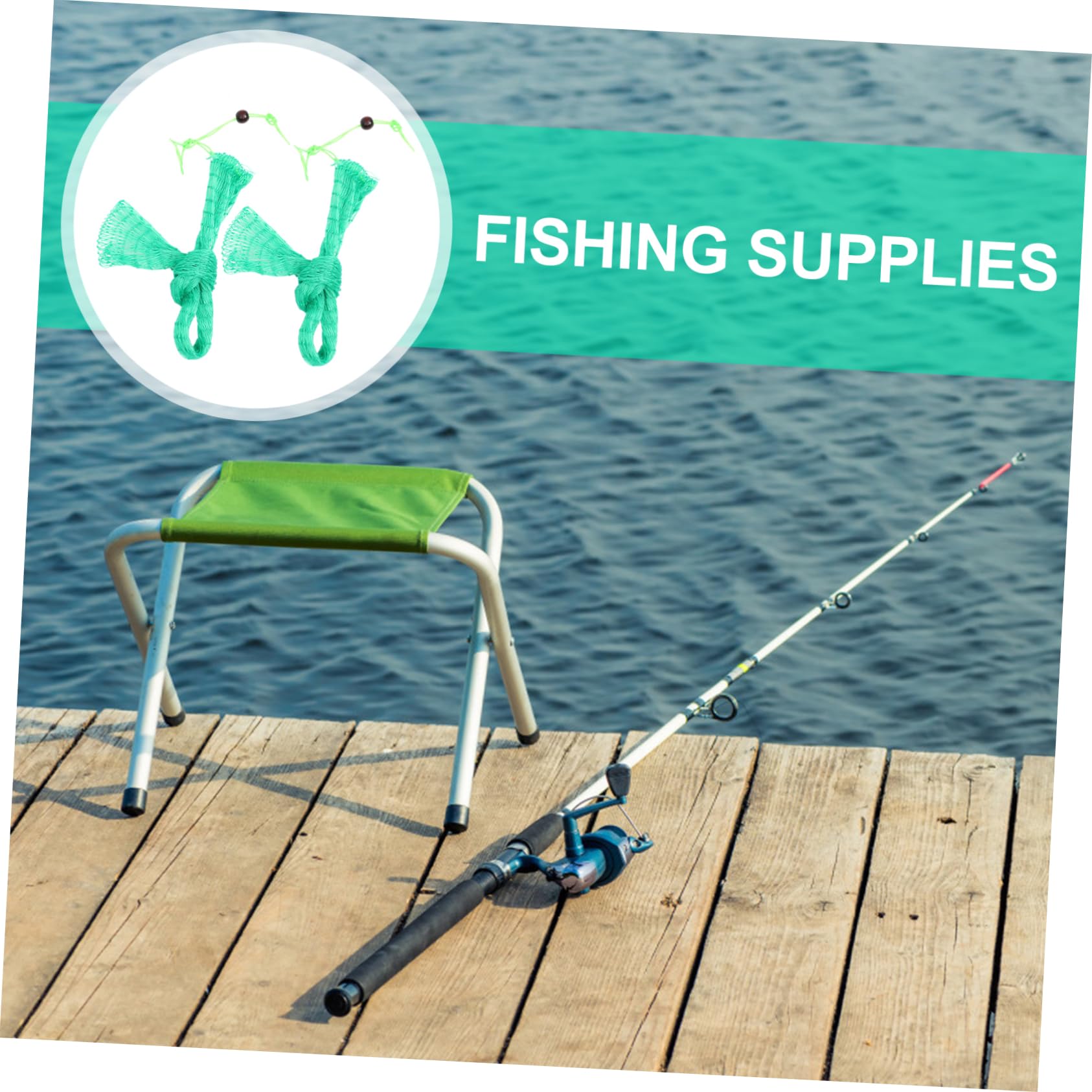 Sosoport 6 Set Di Reti Da Pesca Per La Cattura Di Carpe Retino Da Pesca Intrecciato Retino Da Pesca Per Pesci Di Grandi Dimensioni Gabbia Per Pesca A Mosca 2 Pezzi * 6
