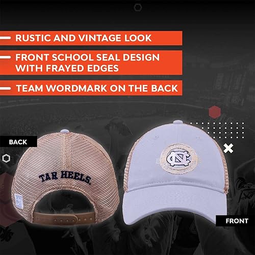 Miniatura 9 de The Game NCAA Snapback - Parche de malla - Comodidad clásica - Tamaño ajustable - Deja que todos sepan a qué equipo apoyas