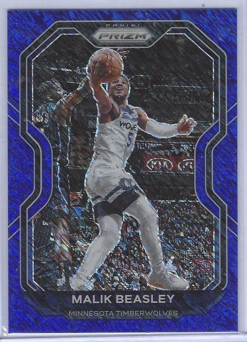 Malik Beasley 2020-21 Panini Prizm Shimmer Prizm #d 10/35 - Basketball Cards