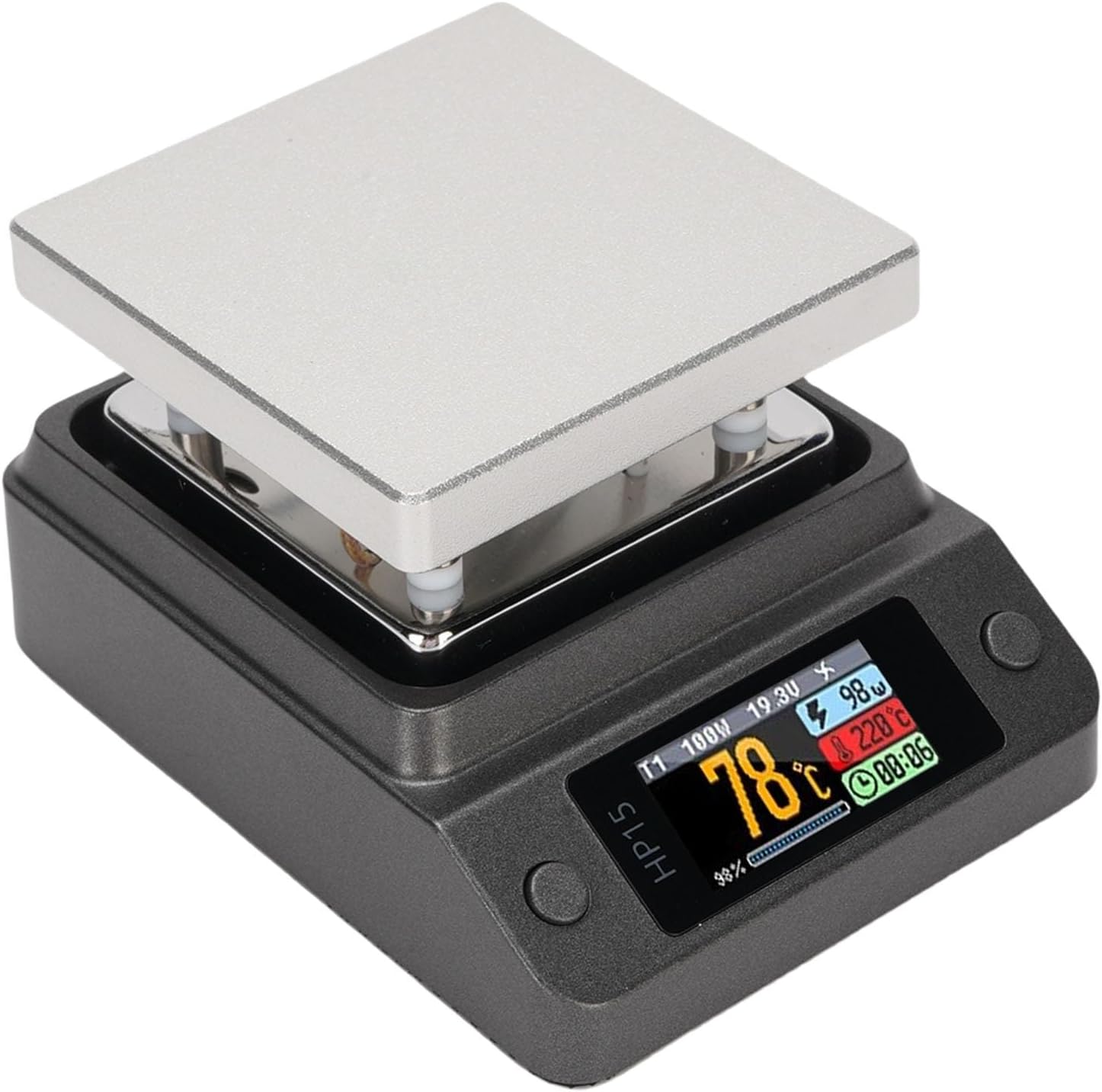MAVIS LAVEN Soldering Platform Preheating Table 80-350°C Hot Plate LED Microcomputer Electric Preheat Station Welder Rework Heater Lab Built in Organic Light Emitting Diode Screen Chip