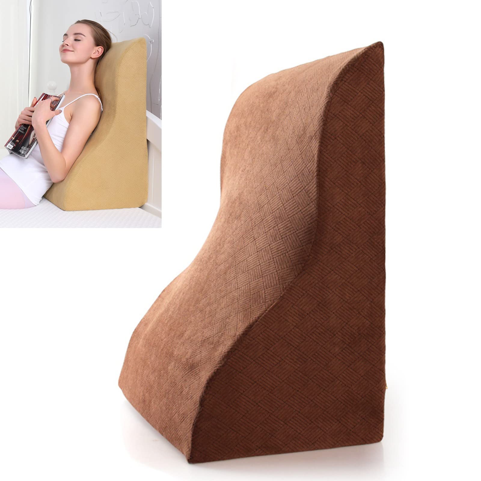 Beinkissen Memory-Schaum für Rücken-,Hüft- und Beinschmerzen,Ödeme sowie zur besseren Durchblutung Venenkissen für die Beine,Ergonomisches Keilkissen und Beinauflage B