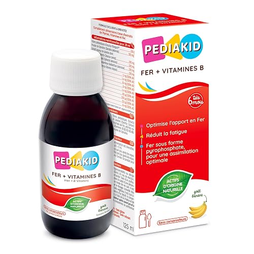 PEDIAKID - Sirop Fer + Vitamines B - Complément Alimentaire