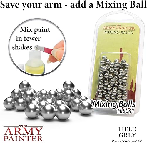 Miniatura 7 de The Army Painter Field Grey Warpaint - Pintura acrílica no tóxica a base de agua muy pigmentada para juegos de rol de mesa, juegos de mesa y juegos