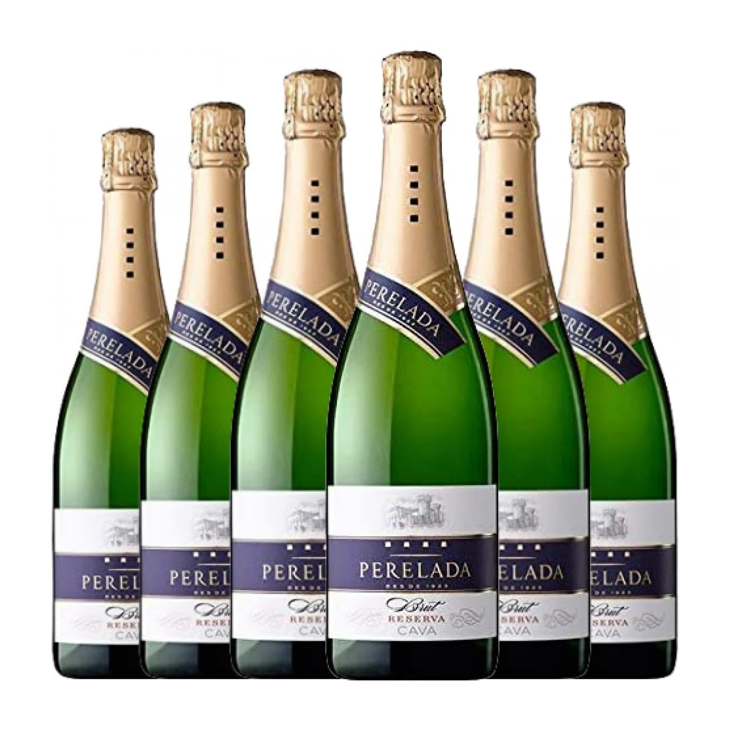 Perelada Brut Cava Reserva 75 cl Espumoso blanco (Caja de 6 Botellas de 75 cl)