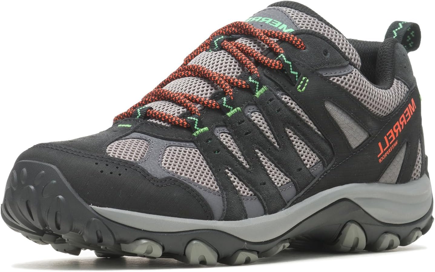 Amazon | Merrell メンズ Accentor 3 WP ハイキングシューズ、ブラック  