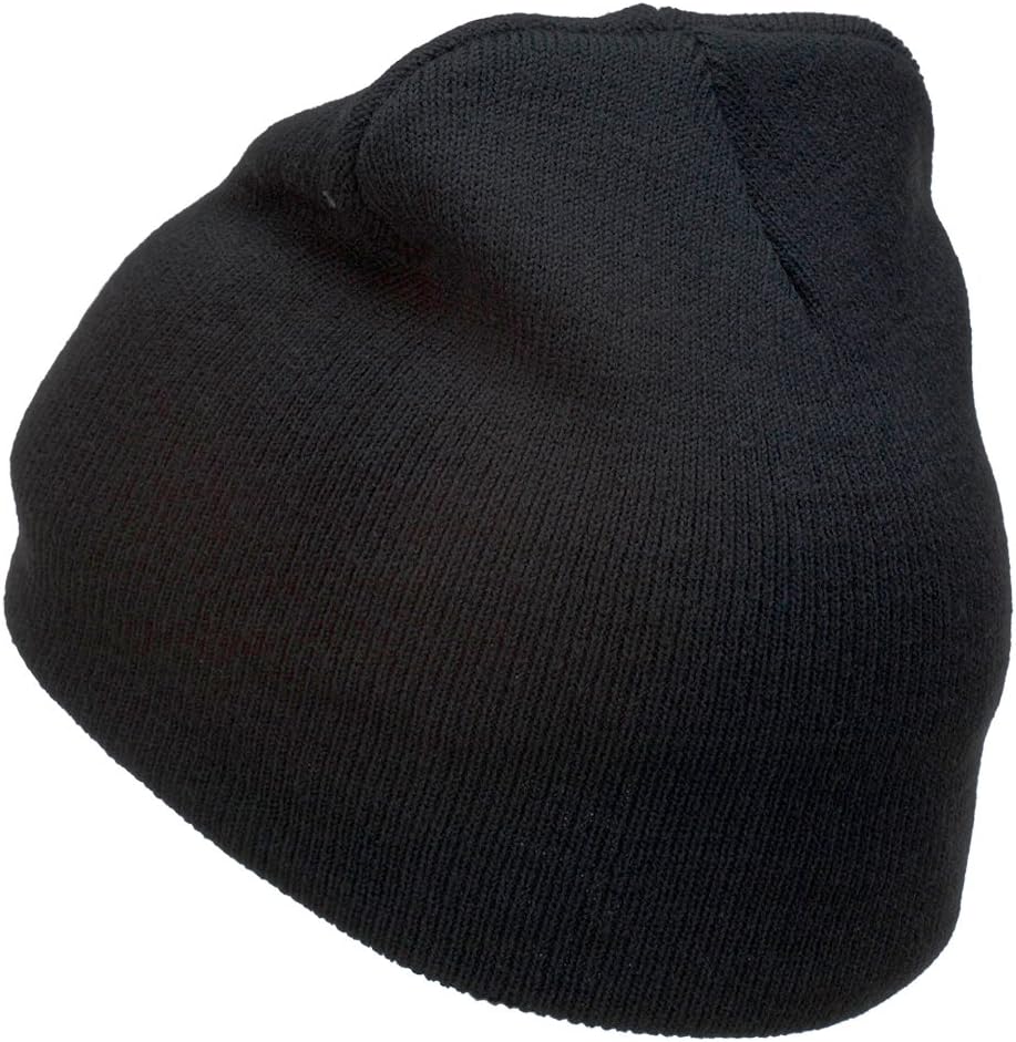 e4Hats.com Smile Face Embroidered Short Beanie