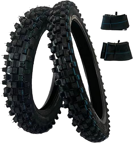 QINGBY 80100-12 3.00-12 Trasero 2.50-14 60100-14 Neumático delantero y tubo interior para SSR CRF70 CRF110 KLX110 TTR90 TTR110 PW80 110cc 90cc 125cc