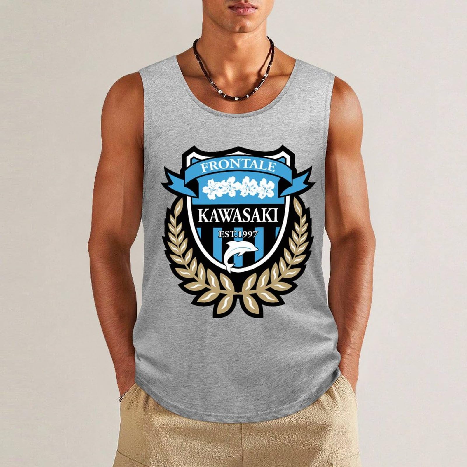 Amazon.co.jp: メンズ タンクトップ 川崎フロンターレ スポーツ 袖なし Amazon.co.jp: メンズ タンクトップ 川崎フロンターレ スポーツ 袖なし