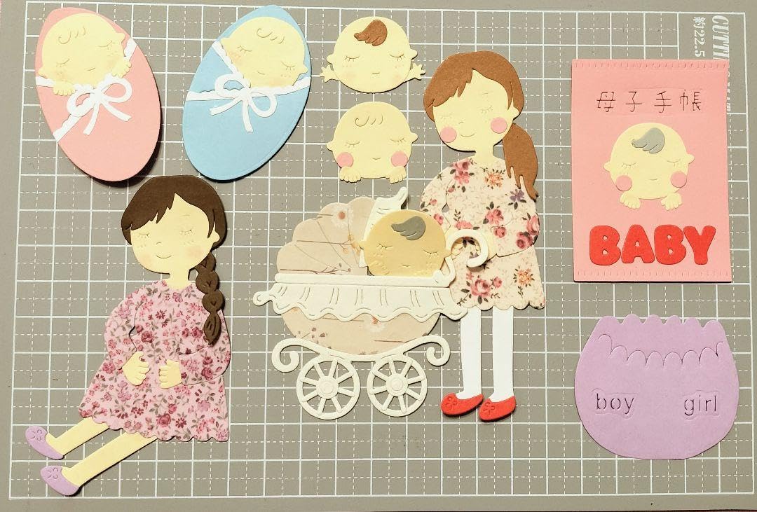 ★オーダー受付中★妊婦さんと赤ちゃんセット★Baby★ダイカット★クラフトパンチ Amazon.co.jp: 妊婦さんと赤ちゃんセットBabyダイカットクラフトパンチ