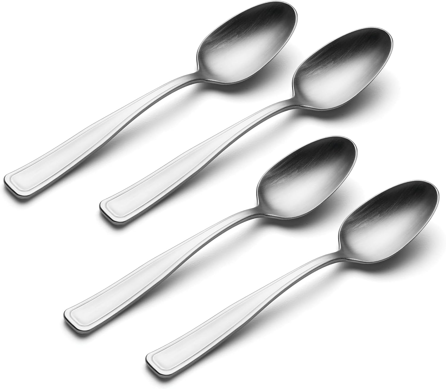 Oneida Reid Teaspoons Silverware Set for 4, Flatware