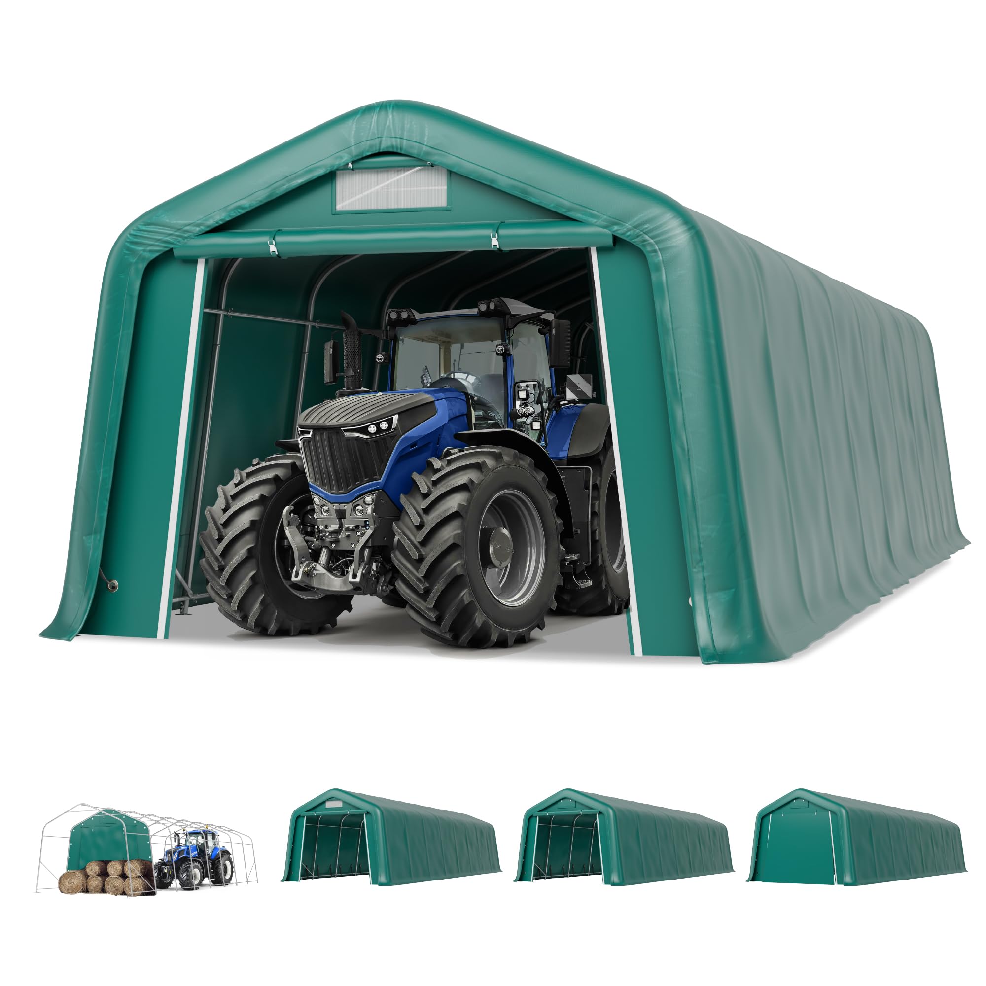 Amazon.com: PHI VILLA Portable Carport, 11x32 ft Heavy Duty