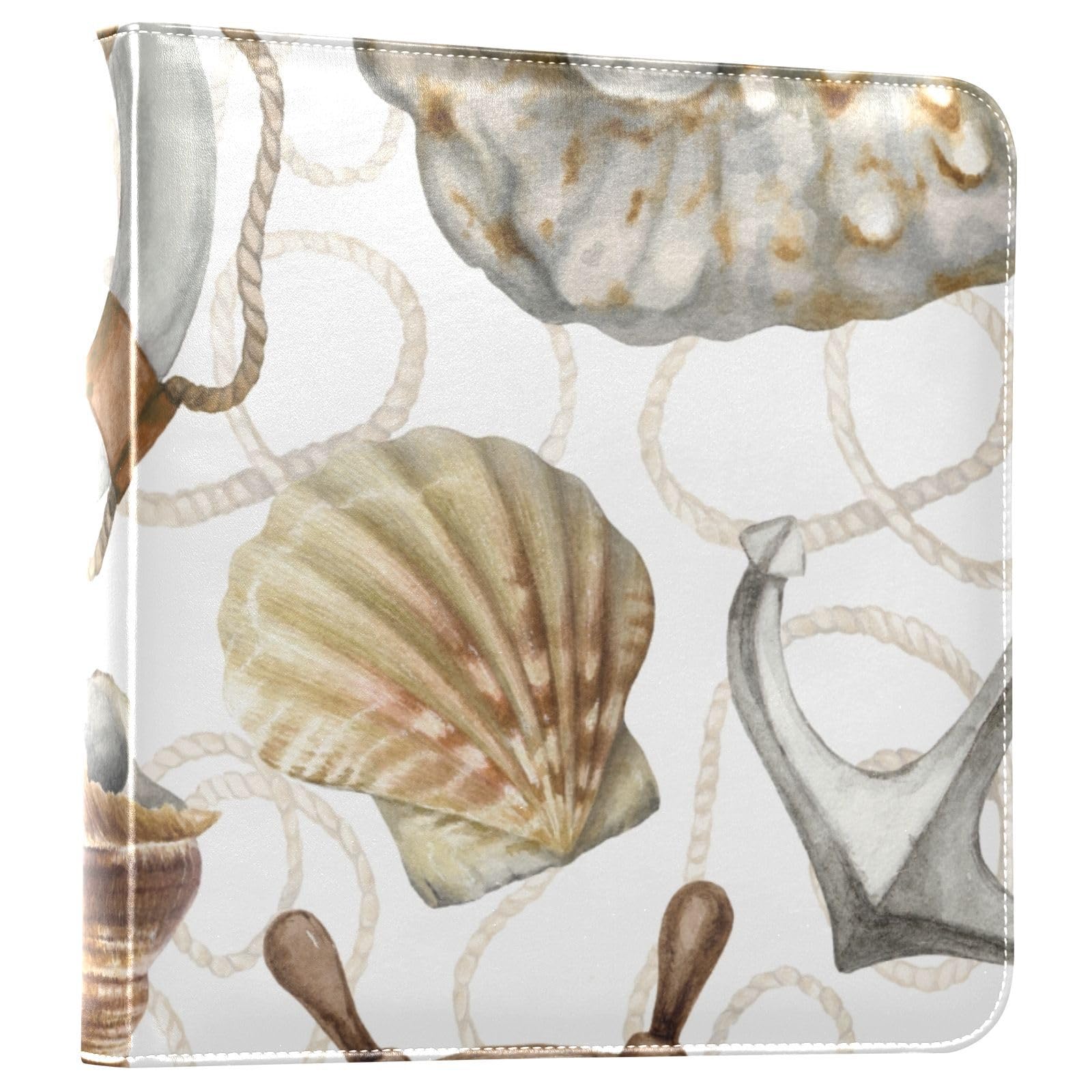 Photo Album 4x6, 5x7,6x8,Artificial Leather Photo Albums with 20 Detachable Sheets Conch Pattern for Family Wedding,Multi 10