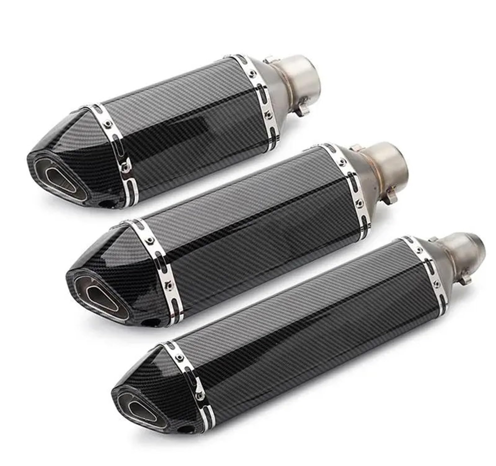 Uitlaat Trim Pasuje do tłumika wydechowego motocykla Escape Moto Tube 51mm(Type B 370mm)