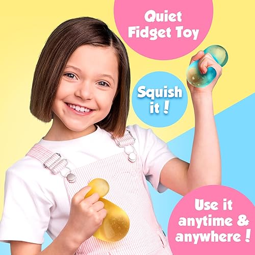 Miniatura 3 de Paquete de 3 juguetes para la ansiedad, paquete de 3 juguetes sensoriales rellenos de gel de alta densidad, cubo de 2.1 pulgadas, juguetes para