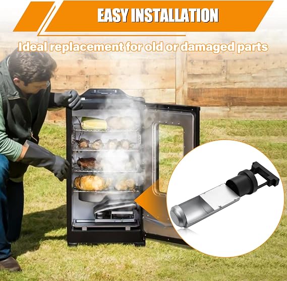 Wood Chip Loader for Masterbuilt Electric Smokers, 3 Diameter Version, Replacement Parts: 9007090093, Fit for Masterbuilt Electric Smokers 20070411, 20070910, 20071011, 20071411, 20072414 etc.