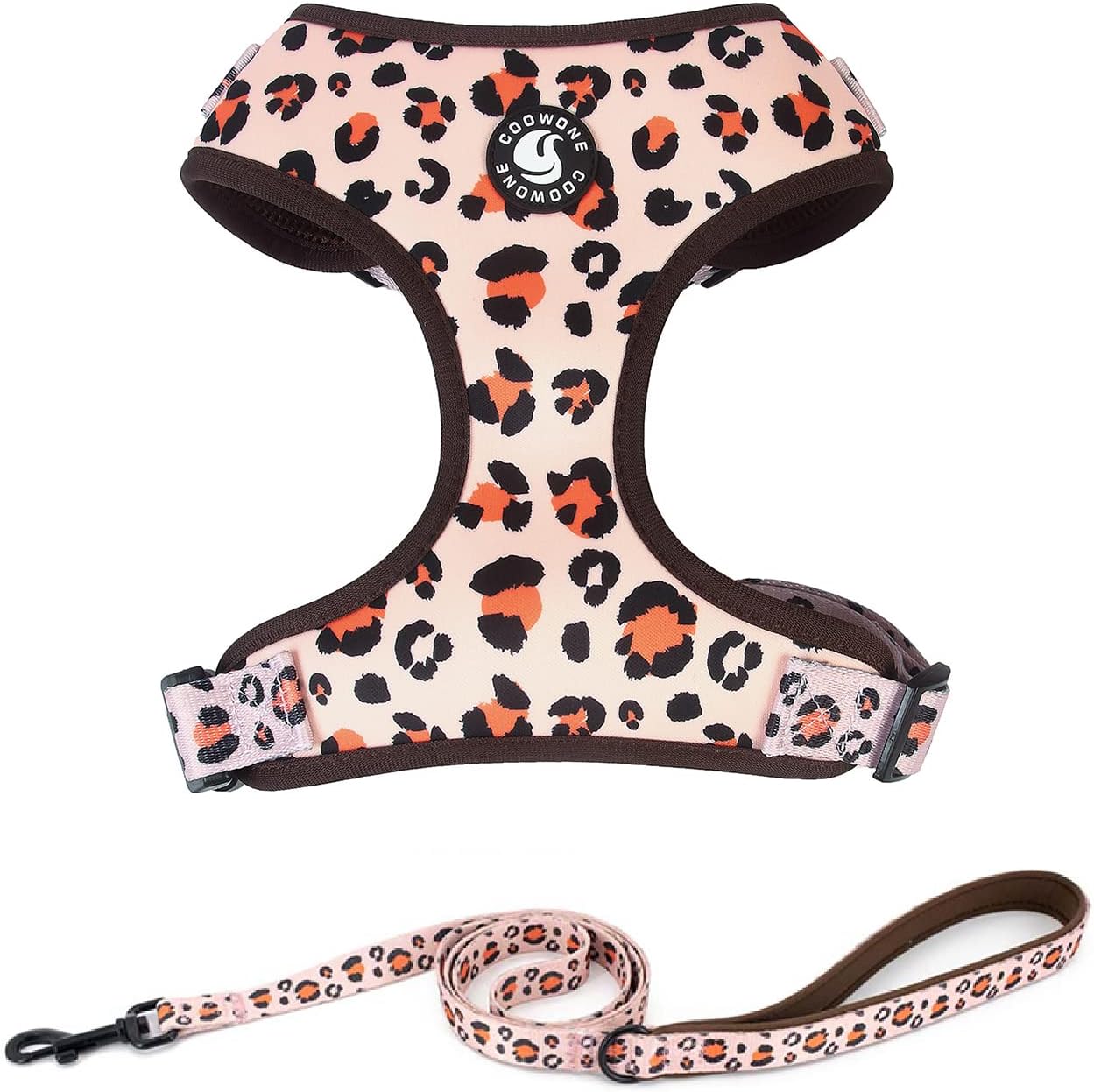 Mile High Life Dog Collar, Harness and Leash Leopard