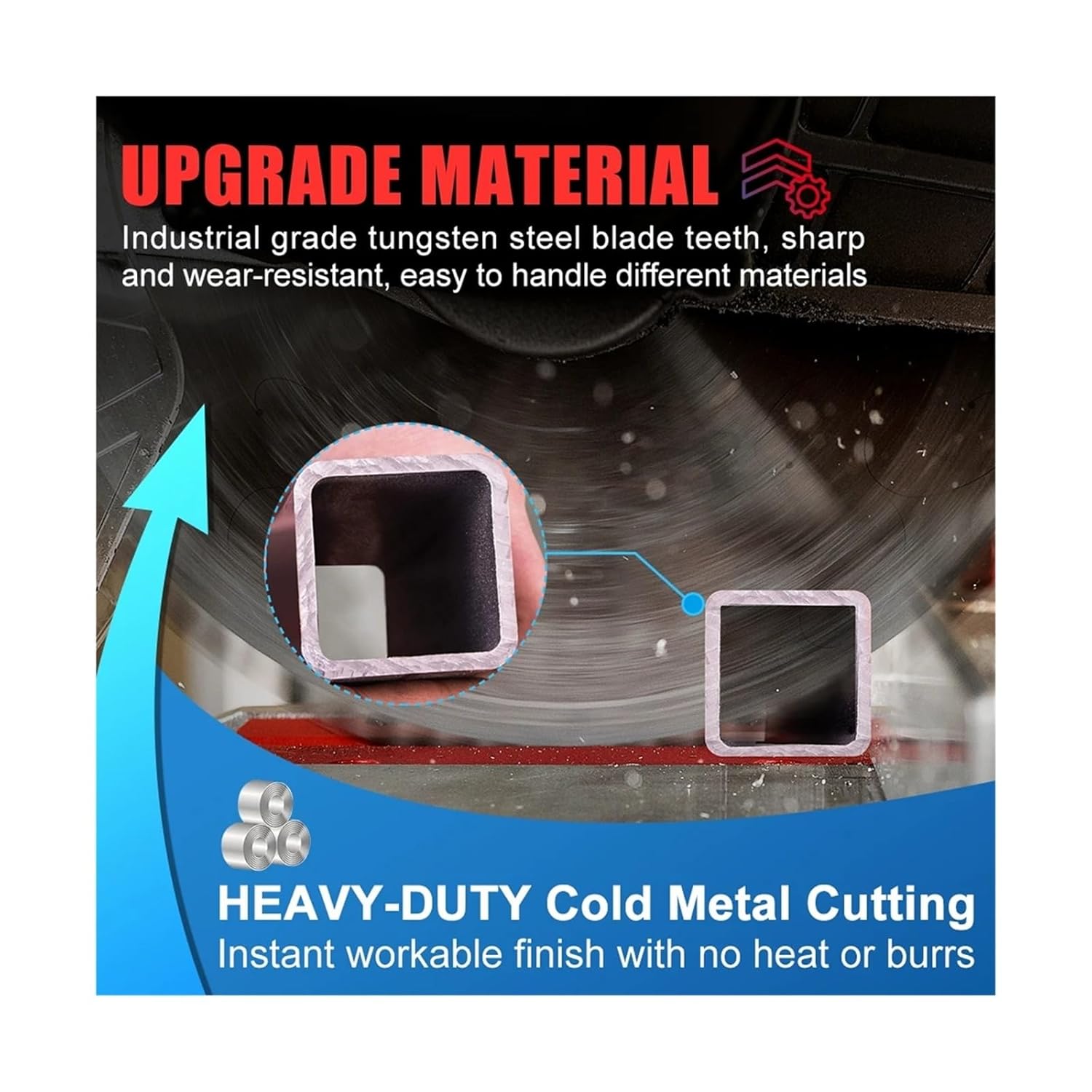 1PCS Metal Cutting Blade 355mm Circular Saw For Aluminum Iron Steel Disc Carbide 66T 80T 90T(355x2.2x1.8x25.4x90T)