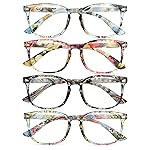 BLS BLUES Reading Glasses for Women for Home, Office & Driving - HD Clear Readers with Blue Light Blocking Protection