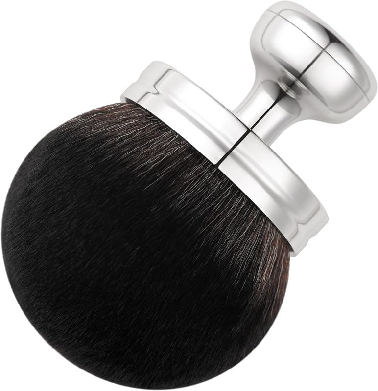 Extra Large Body Makeup Brush for Self Tanner, 3 Inch Width Self Tanning Kabuki Brush, Soft Synthetic Hair, for Foundation, Bronzer, Sun Blocks, Powder, Face and Body