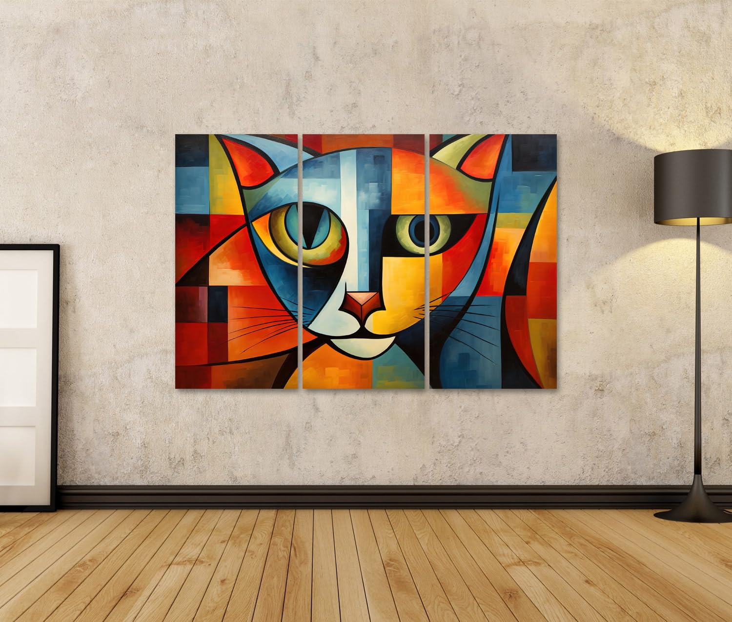 islandburner Quadro su tela Gatto astratto stile pittura Pablo Picasso Pet Art JBZJ Quadri Stampe Immagini Murale Decorazione da parete