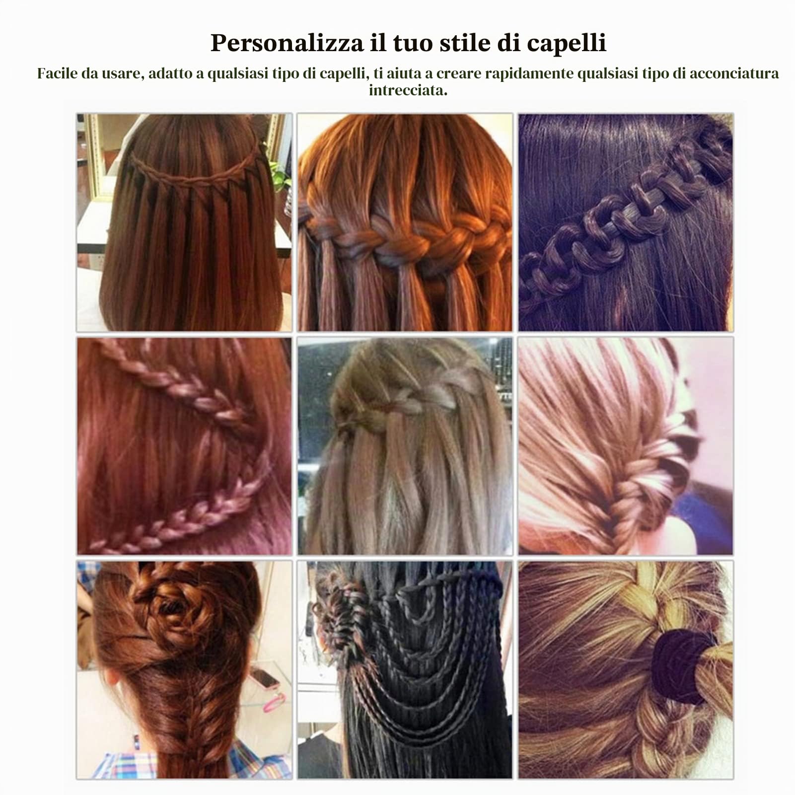 Irfora Elettronico Quick Twist Dei Capelli Magia Treccia Maker Macchina Strumento Automatico Fai da te Styl