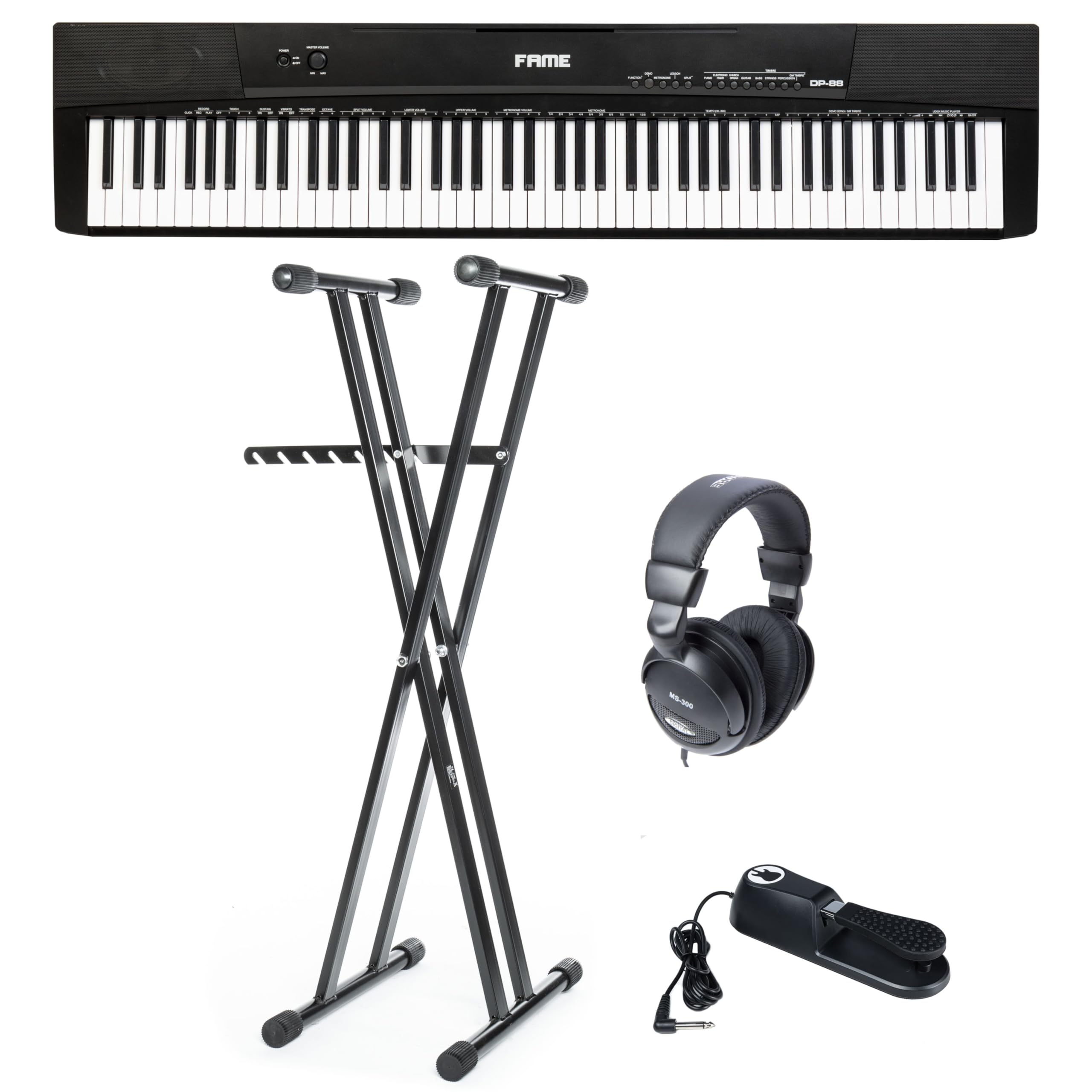 Fame DP-88 Complete-Set - Pianoforte da palco-Set