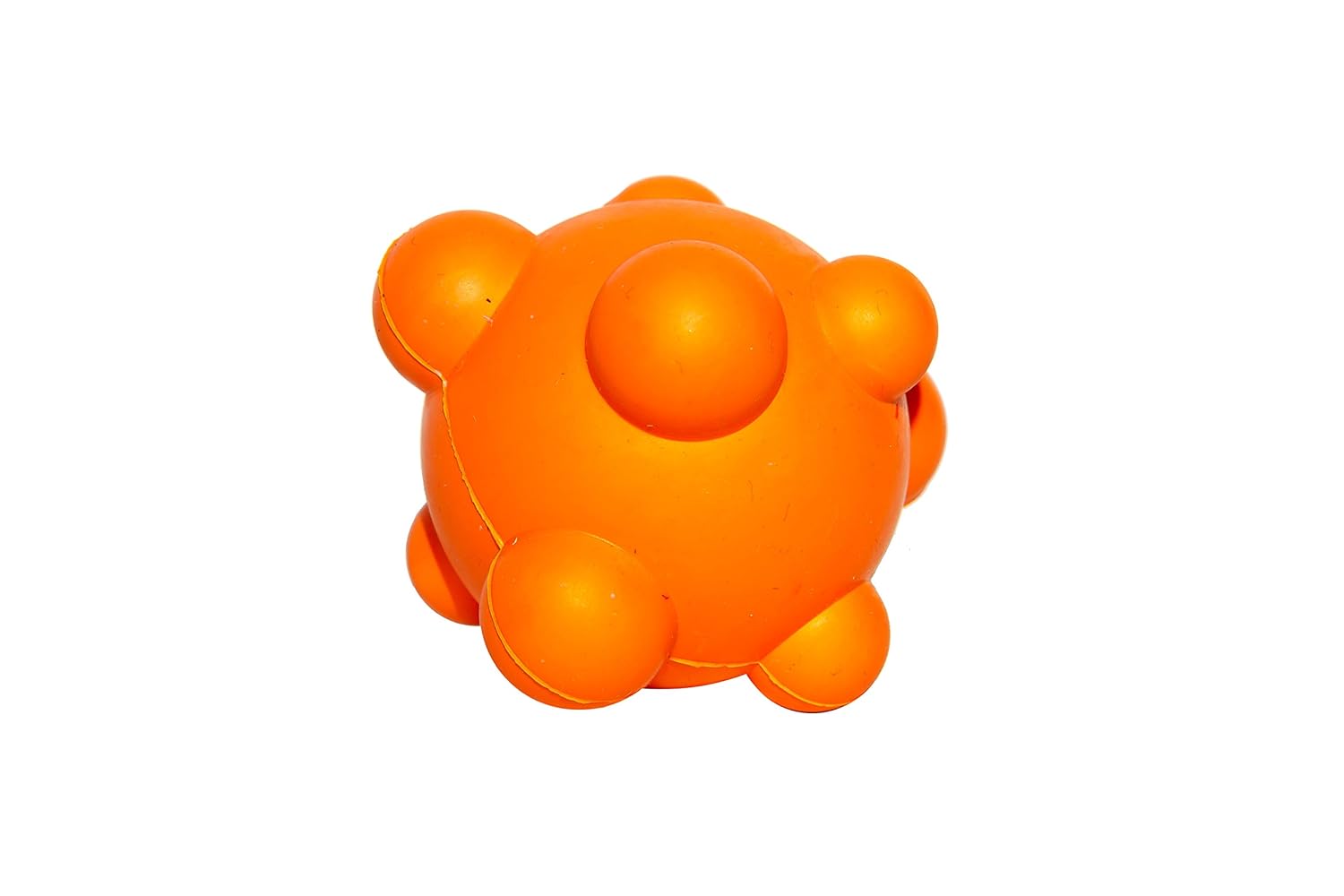 Bumpy Bouncy Solid Rubber Ball Great Chew Toy for Teething Puppies and Awesome Plaything for Smaller Medium Size