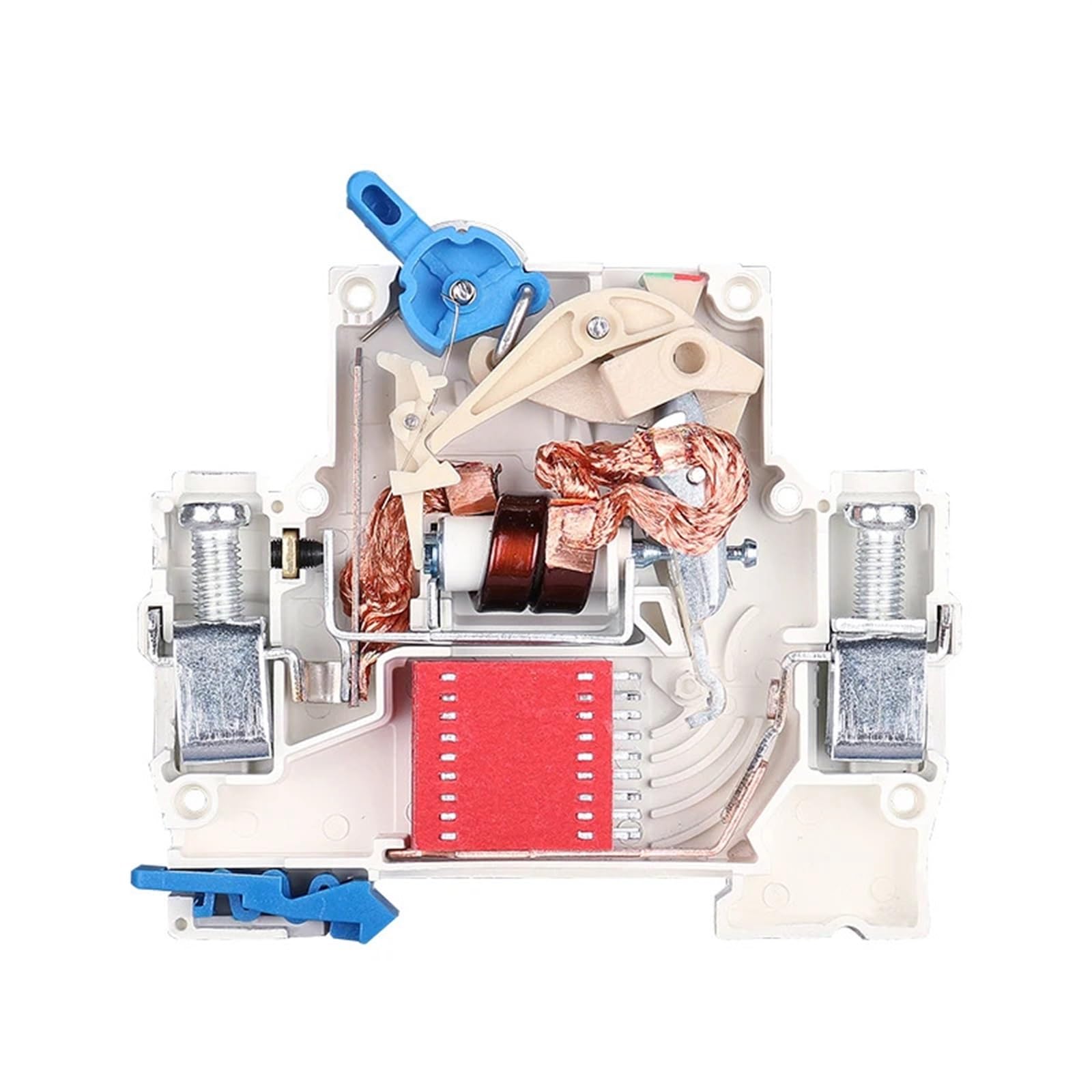 Interruttore automatico di trasferimento manuale a doppia alimentazione 1P 2P MCB 50HZ/60HZ 400~6A 10A 16A 20A 25A 32A 40A 50A 63A(2,125A)