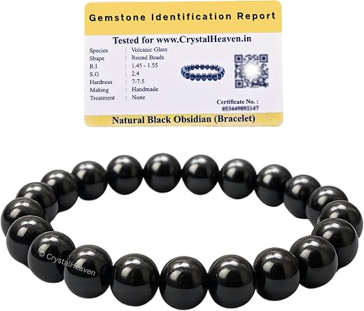 Crystal Heaven Certified Crystal Bracelet for Women Men with Healing Crystal and Reiki Stone - Original Authentic Elastic ...