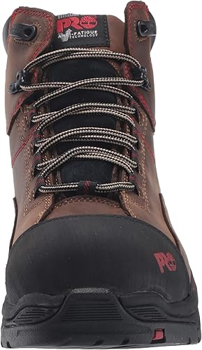 Miniatura 2 de Timberland PRO Bosshog - Botas industriales impermeables con punta compuesta para hombre, 6 pulgadas, marrónrojo, 8