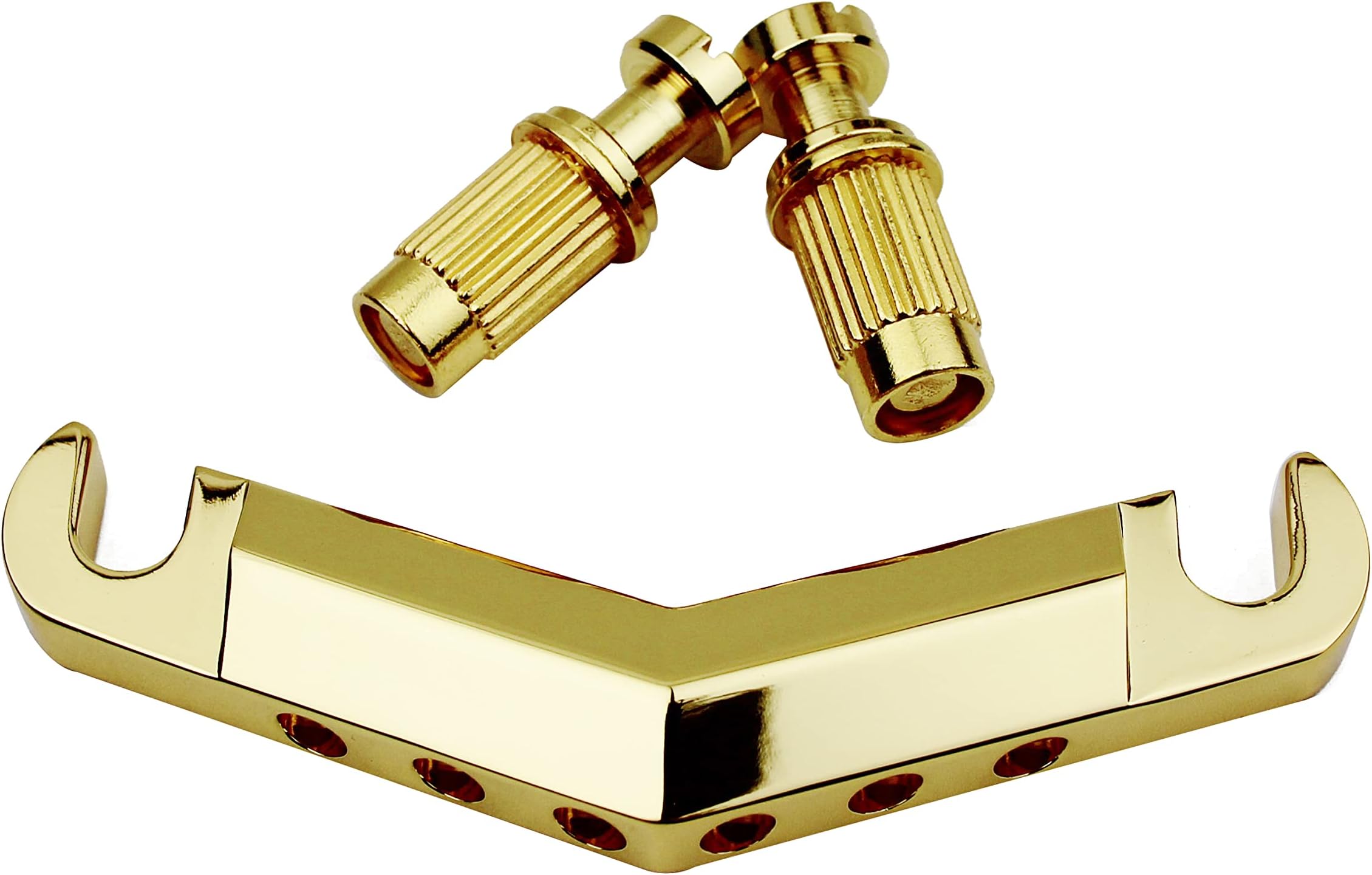 Guyker Guitar Stop Bar Tailpiece with Anchors and Studs