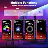 Macchiatto Ruban LED Néon 5M, Modèles DIY Bande LED avec APP/Télécommande, Synchronisation Musicale, Néon LED Chambre Gaming, Imperméable, pour Intérieur, Extérieur, Decoration Chambre - 2