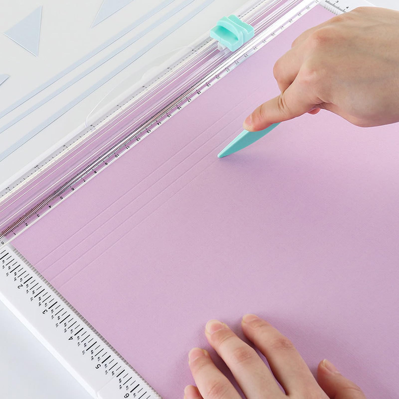 Coupe-papier 12x12 pouces, planche à rainurer pour artisanat