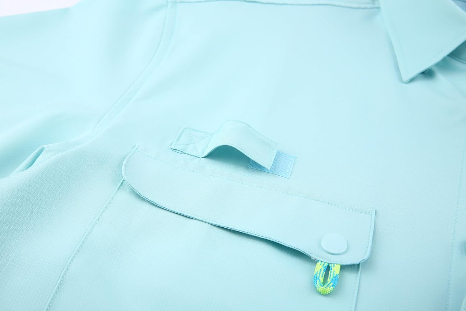 Alex Vando Printed Fishing Shirts Short Sleeve Outdoor Casual Shirt with Mesh Inside - Image 6