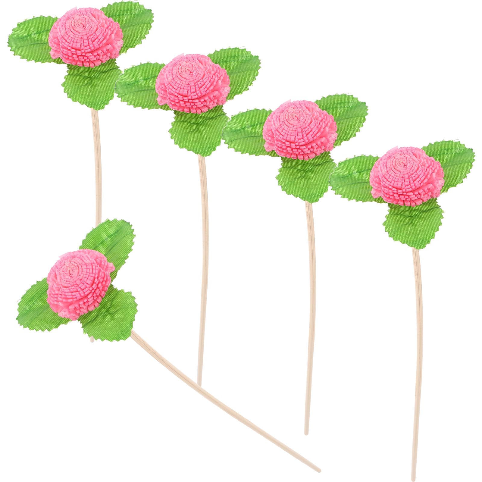 Toyvian Bâtonnets Diffuseurs Aromatiques 5pcs en Bois et Plastique Accessoires Aromathérapie, Remplacement pour Diffuseur de Parfum pour Espace et Huile Essentielle