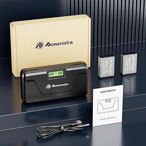 Miniatura 9 de Batería LP-E12 y cargador dual rápido de 20 W compatible con batería Canon LP-E12 y cámaras digitales Canon EOS M50, M50 Mark II, M, M2, M10, M100,