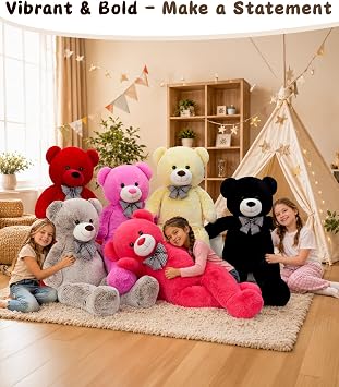 MaoGoLan 47 Inch Giant Teddy Bear Stuffed Animal,Soft Plush Gift | A thoughtful way to express love on anniversaries, holidays, or special days, with a plush feel made for everyday hugs.