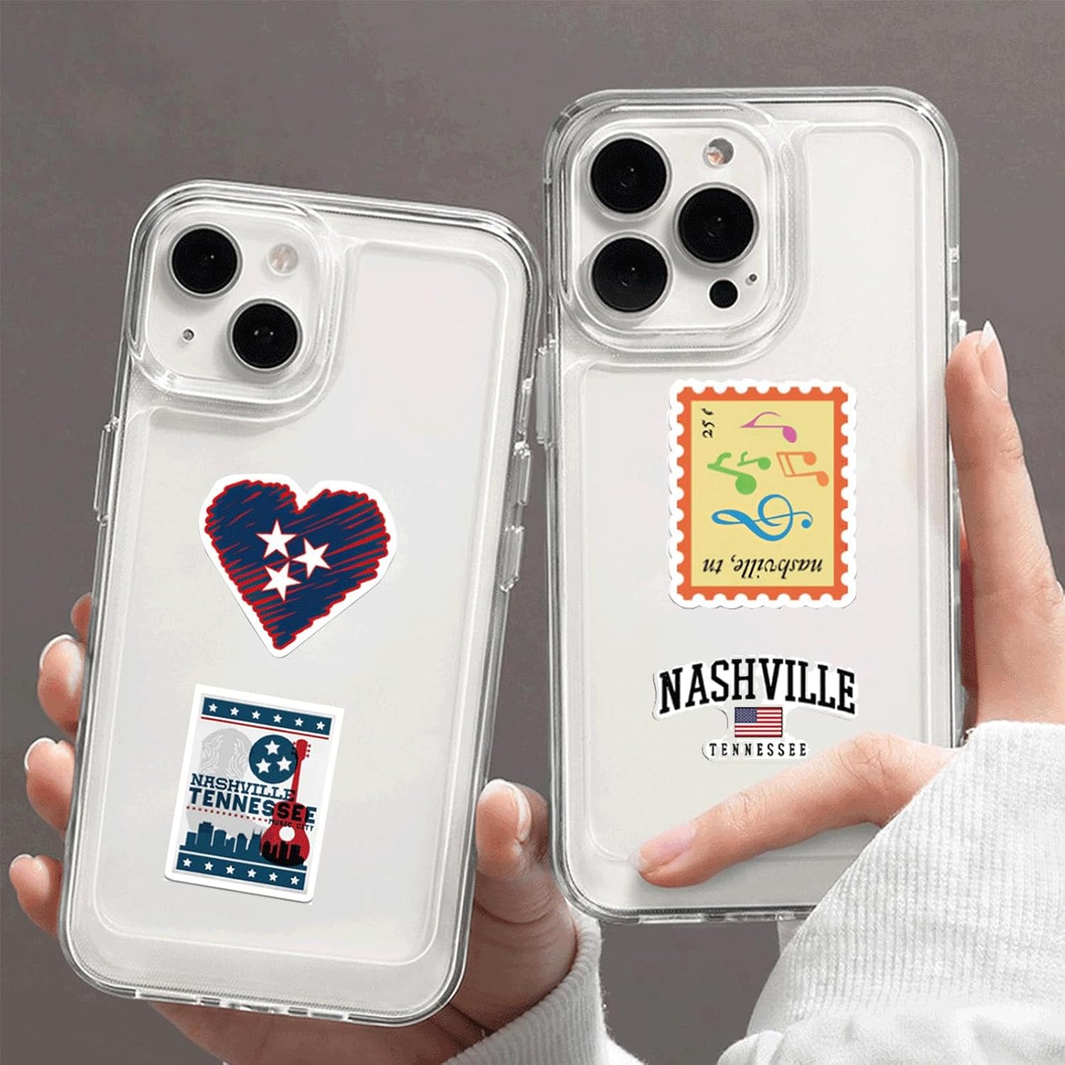 100PCS Nashville Tennessee Stickers,Cool Travel Stickers,Waterproof Vinyl Stickers for Water Bottles,Laptop,Luggage,Teens Adults,Keyboards,Backpacks,Skateboards,Luggage,Water Bottles,Scrapbooks - Image 8