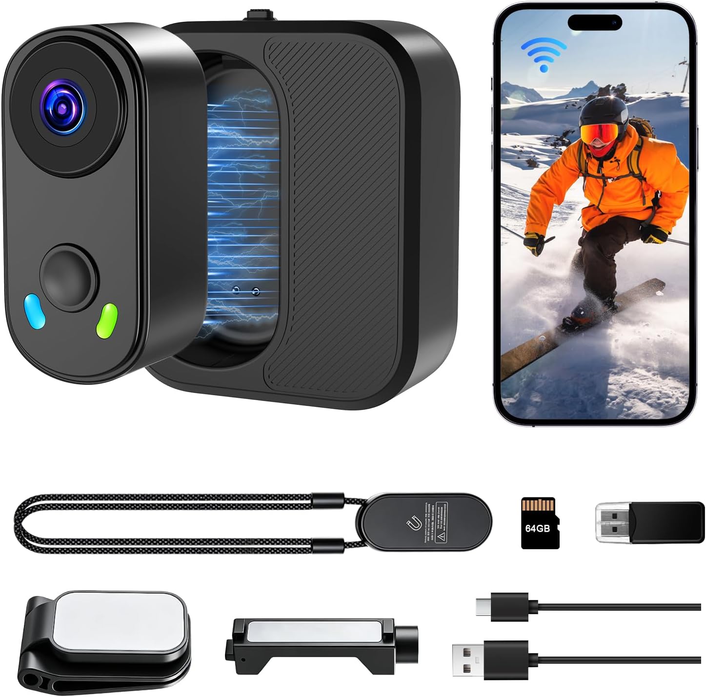 UYIKOO Mini Body Action Camera...